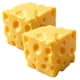 thumbnail image 1 of Juguete antiestrés squishy de queso QPNGKT, fidget, 2 piezas, 1 of 7