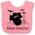 thumbnail image 3 of Inktastic Future Drummer Boys or Girls Baby Bib, 3 of 4