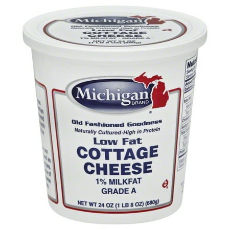 Michigan Brand 1 Milk Fat Cottage Cheese 24 Oz Walmart Com
