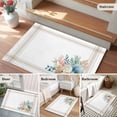 thumbnail image 5 of Entryway Rug 2'x3', Coastal Starfish Small Rug for Kitchen Bathroom Door Mat Indoor Entrance, Nautical Shells Coral Eucalyptus Stripes Non-Slip Area Rugs Floor Mats Carpet Front Door Rugs, 5 of 8