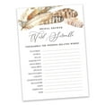 thumbnail image 2 of Inkdotpot Scramble Bridal ShowerGameCards FeathersParty Wedding Supplies 50-Pack Wedding Word, 2 of 7