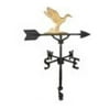 Montague Metal Products WV-270-GB 200 Series 32 In. Gold Duck Weathervane