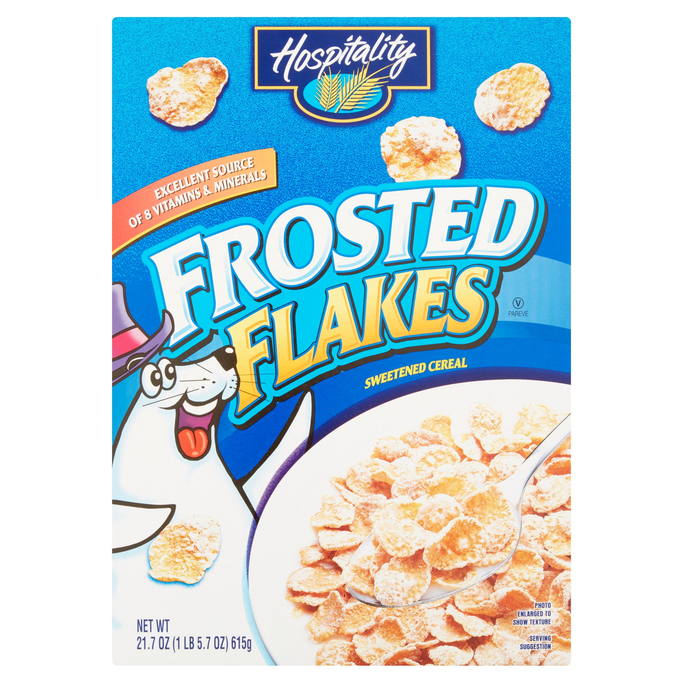 Hospitality Sweetened Cereal Frosted Flakes, 21.7 oz