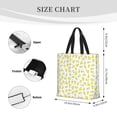 thumbnail image 3 of Easygdp Yellow Lemon Leaves Bolsa Tote para Mujer, Bolso de Hombro para Trabajo, Playa, Viajes, Compras y Supermercado, 3 of 7