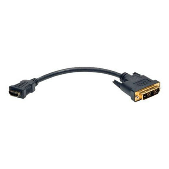 TRIPP LITE P130-08N 8IN HDMI TO DVI ADAPTER CONVERTER CABLE CONNECTOR HDMI TO DVI-D F/M 8INCH