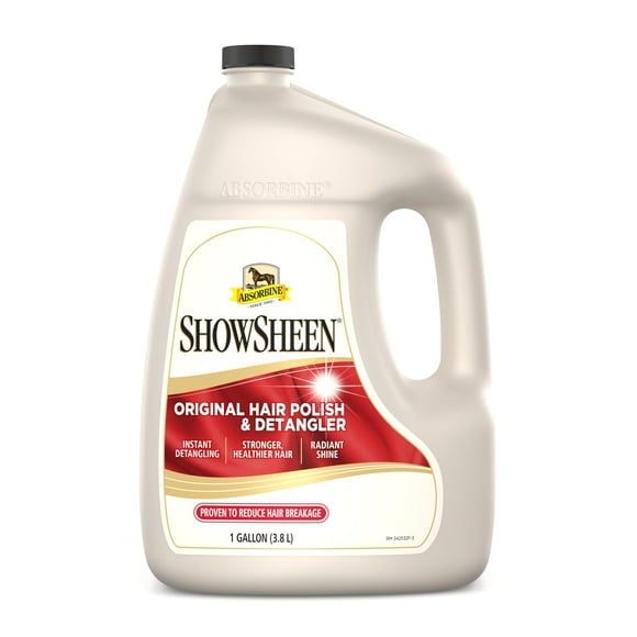 Jarra de repuesto para esmalte y desenredante para cabello Absorbine ShowSheen de 3,8 litros