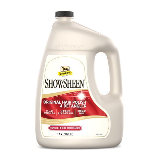 Jarra de repuesto para esmalte y desenredante para cabello Absorbine ShowSheen de 3,8 litros