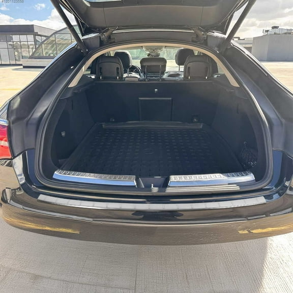 Rear Bumper Sill Cover Guard for Mercedes GLE Class Coupe C292 2016-2019 S.Steel