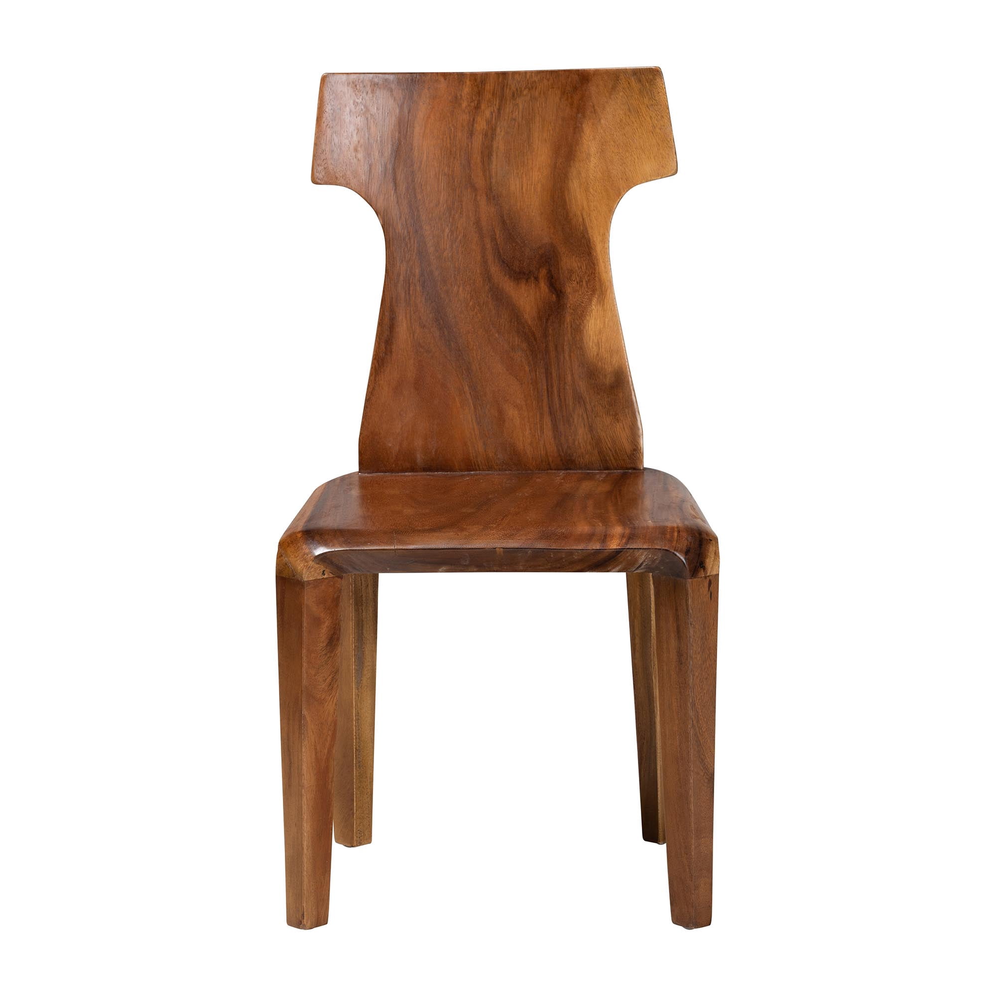 bali & pari Larissa Boho Dining Chair, 18.1" H Seat Height, Natural Brown