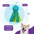 thumbnail image 3 of Outward Hound Nina Ottosson Silly Legz Interactive Plush Dog Puzzle, Dog Enrichment Toys, Plush, Floppy, Long, Octopus, Blue, 3 of 7