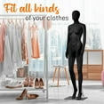 thumbnail image 4 of SereneLife Adjustable Female Mannequin Full Body Body-68.9" Detachable Woman Dress Form Whole Figure Poseable Life Size Dummy Torso-for Retail Clothing Shops-Black, 4 of 6