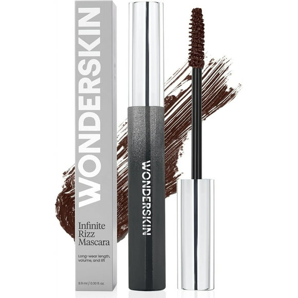 AIR-Infinite Rizz Mascara - Brown Mascara For Volume And Length, Long-Wear, Smudge-Proof & Water-Resistant Volumizing Lash Makeup (Brown)