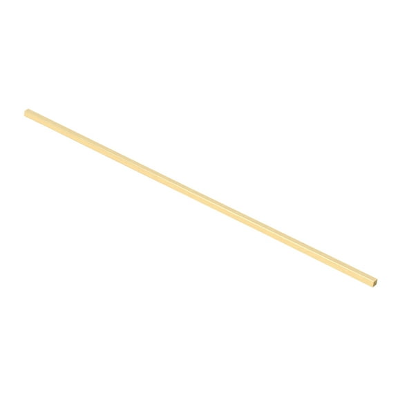 1/4x1/4x16" H59 Brass Square Bar, Solid Square Mill Stock, Brass