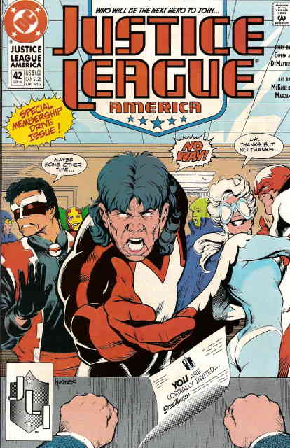 Cover of Justice League America #42
