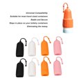 thumbnail image 4 of Elastic Toiletry Covers, 8pcs Silicone Leak Locks Soft Universal Size Multifunctional  for Trip, 4 of 8