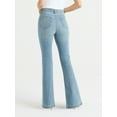 thumbnail image 4 of Sofia by Sofia Vergara Women's Melisa High Rise Flare Jeans, 34.5" Inseam, Sizes 0-20, 4 of 5