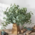 thumbnail image 6 of Eucalyptus Leaves Stems Artificial Seeded Eucalyptus Leaves Branches Small Grey Green Stems for Vase Bouquet Wreath Floral Arrangement Wedding Season, 6 of 7