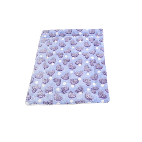 Plush Pet Pad, 19.6x15.7" Warming Thickened Noiseless Pet Mat Soft Cushion for Cats and Small Dogs Under 17 lbs