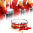 thumbnail image 6 of STARTIST 13" Snare Drum Music Drums Lightweight Educational Toy Musical Instruments Percussion Instrument for Boys Girls Kids Children Red, 6 of 8