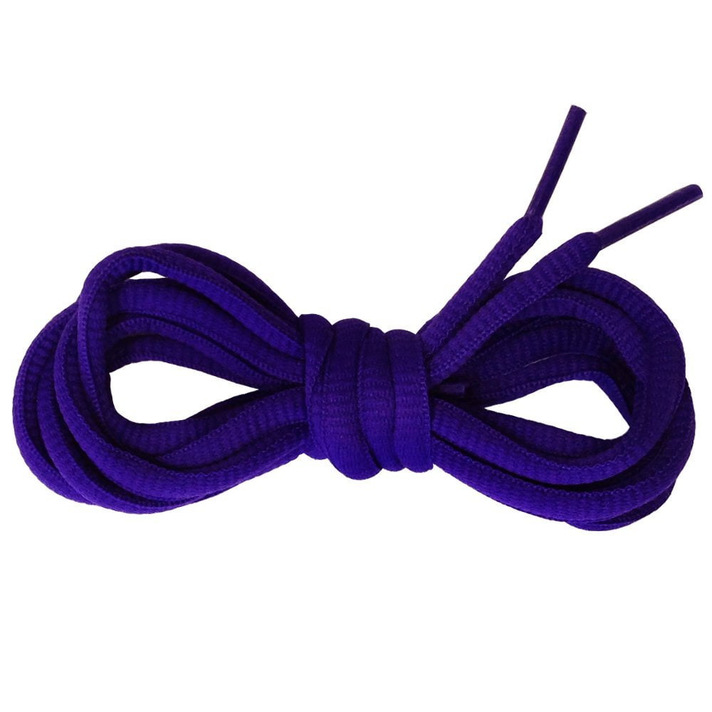 Tubed Shoe Laces (Purple) - Walmart.com 