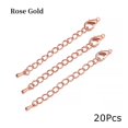 thumbnail image 1 of 10-20 unids/lote 50 70mm tono extensión cola cadena langosta cierres conector para DIY joyería hacer hallazgos pulsera collar Tan Jianjun unisex, 1 of 2