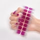 thumbnail image 1 of Cubierta completa de gradiente de purpurina, pegatinas de Arte de uñas, tiras de esmalte de uñas plateadas y púrpuras, pegatina de lámina impermeable para manicura DIY, 1 of 6