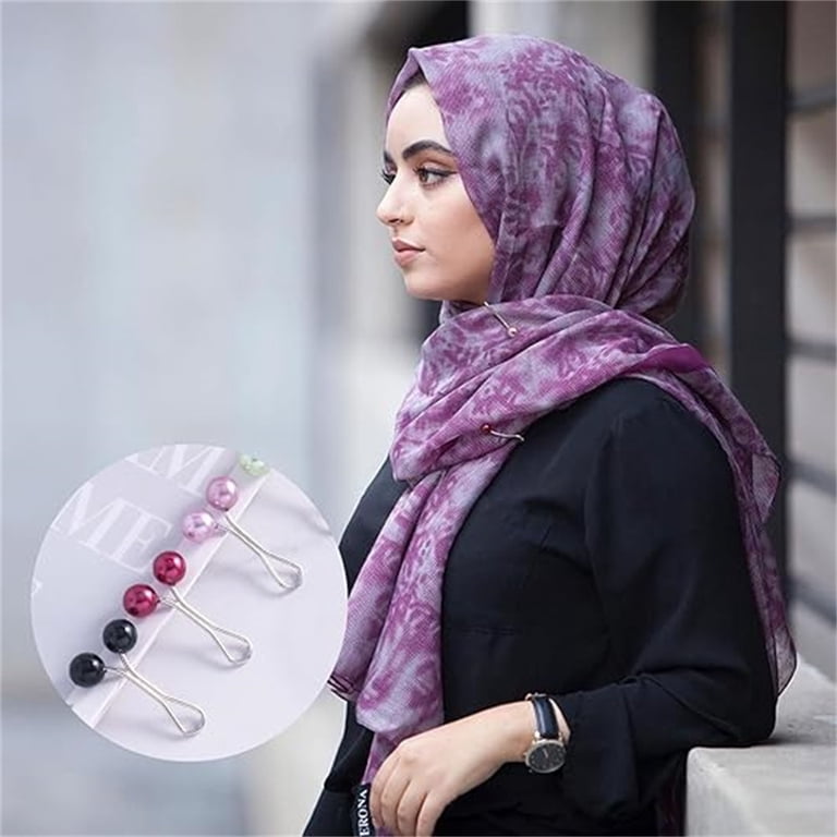 32 stuks kleurrijke sjaal veiligheidsspelden - moslim hijab accessoires voor vrouwen en meisjes - jurk broches en clips