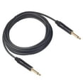 thumbnail image 4 of 6.35mm 1/4 '' A Cable De Interconexión Balanceado Adaptador De Línea de sonido Negro 3m Hugo Cable masculino a masculino, 4 of 10