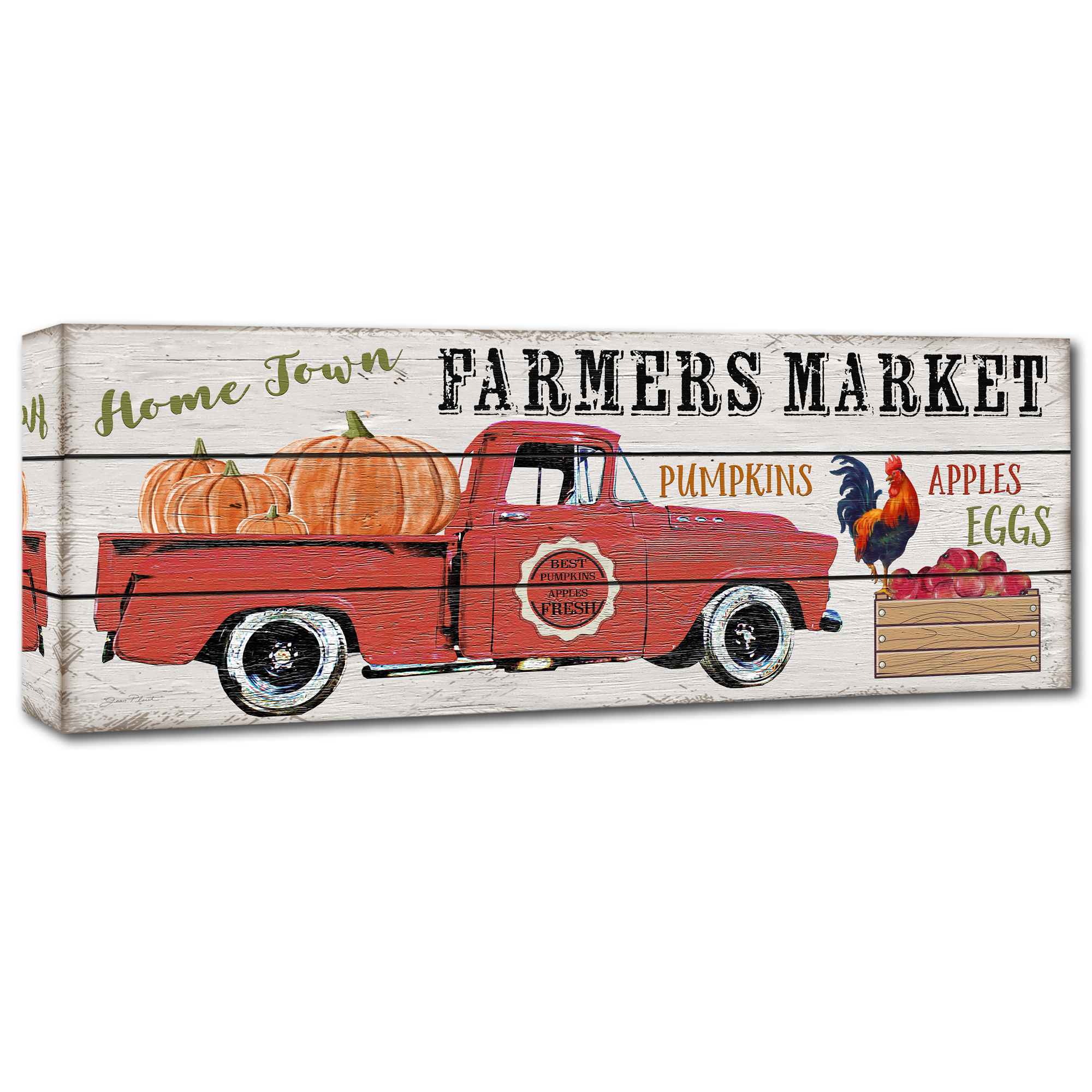 Trademark Fine Art 'Farmers Market 1' Canvas Art by Jean Plout