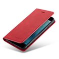thumbnail image 2 of iPhone 7 / 8 / SE 2020 / SE 2022 Wallet Case Luxury PU Leather Case, Book Folding Flip Retro Case with Kickstand, [RFID Blocking] Credit Card Slot Magnetic Closure Protective Cover, Red, 2 of 8