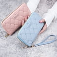 thumbnail image 2 of Cartera de mano de estilo coreano para mujer, billetera multifunción con cremallera larga, billetera para teléfono móvil de gran capacidad, 2 of 6