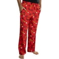 thumbnail image 2 of DC Comics Men's The Flash Comic Scarlet Speedster All-Over Print Lounge Sleep Pajama Pants, 2 of 5