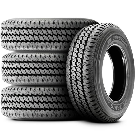 Set of 4 Bridgestone Duravis M700 HD 215/85R16 115/112R E 10 Ply Van Commercial Tires