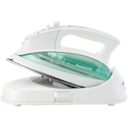 Panasonic NI-L70SR Cordless Iron, Curved Stainless Steel Soleplate, White/Clear