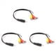 thumbnail image 1 of 3X 2.5mm Mini AV Macho A 3RCA Hembra Cable de Audio Video M / F Cable de Adaptador Jack Estereo, 1 of 5