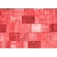 thumbnail image 1 of Ahgly Company Indoor Rectangle Patchwork Red Transitional Area Rugs, 8' x 12', 1 of 4