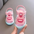 thumbnail image 2 of Girls Boys Sandals Premium Soft Soled Beach Slippers Open Toe Comfort Toddler Summer Princess Casual Hook and Loop Shoes, 2 of 5