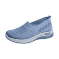 thumbnail image 2 of HAJWOH Orthopedic Dress Shoes for Women Arch Support Slip on Non Slip Tennis Shoes Breathable Mesh Stretch Work Shoes Comfort 2026 New Orthopedic Shoes Blue 40, 2 of 5