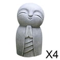thumbnail image 1 of Estatua de ,Estatua de monjes sonriendo y rezando,Estatuilla decorativa conmemorativa para niños y bebés,Mini estatua de Buda japonés de los s,Decoración para el jardín, 1 of 8