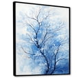 thumbnail image 2 of Designart "Blue Hued Maple Murmurs" Tree Maple Floater Framed Wall Decor, 2 of 5
