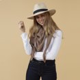 thumbnail image 2 of Design Imports 811108 Tickled Pink Beige Fall Cowboy Scarf, 2 of 2