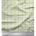 thumbnail image 1 of Soimoi Green Rayon Crepe Fabric Aztec Geometric Print Fabric by the Yard 46 Inch Wide, 1 of 3