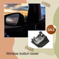 thumbnail image 4 of Riwesomey 1 par de botones de interruptor de ventana lateral de puerta de coche tapa de botones de Control de vidrio del conductor cubierta de Vehículos, repuestos y accesorios Mis, 4 of 6