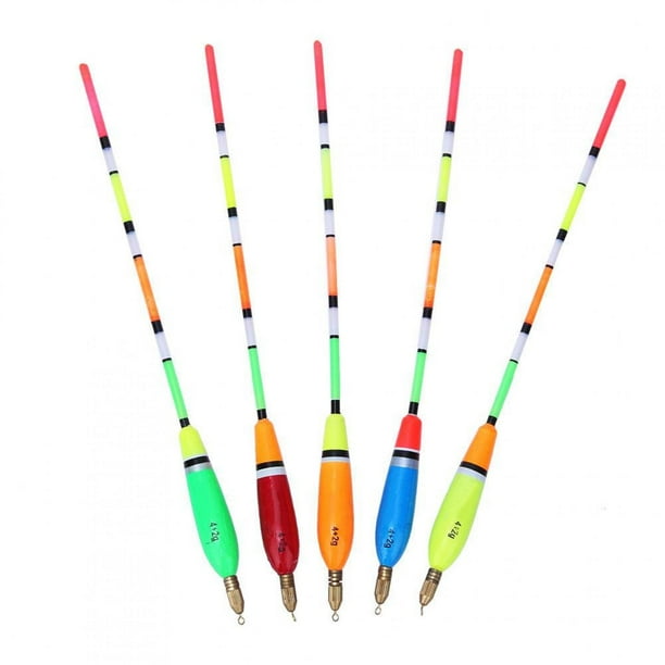 Flotador De Pesca De Pintura, Flotadores De Pesca De 5 Piezas, Pesca De Mar Para Piscina De Lago De Pesca Salvaje