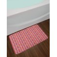thumbnail image 2 of Chevron Bath Mat, Rainbow Colored Angled Rectangle Composition Angular Polygon Arrangement Print, Plush Bathroom Decor Mat with Non Slip Backing, 29.5" X 17.5", Multicolor, by Ambesonne, 2 of 2