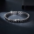 thumbnail image 3 of Black Moissanite Bracelet For Men And Women 925 Sterling Silver Tennis Bracelet, Gift For Boyfriend And Girlfriend, Engagement Wedding Anniversary Valentine's Day Gift Birthday Gift With Certificate, 3 of 6