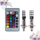 thumbnail image 4 of Automobile Modification LED Colorful Lamp Front Fog Lamp H1 12SMD RGB Flash 5050 Car Anti-fog Lamp Decoration H1, 4 of 4