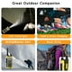 thumbnail image 5 of Walkie Talkies KETELESE T3F IP67 a prueba de agua FRS, paquete de 2 unidades, negro/amarillo, 5 of 8