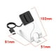 thumbnail image 5 of Base de carga de aleación de aluminio para Charge 5 y Luxe Smartwatch con soporte de metal Gris, 5 of 9