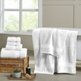 thumbnail image 3 of Modern Threads Luxury Cotton 6-Piece Quick Dry Towel Set, White, 3 of 4